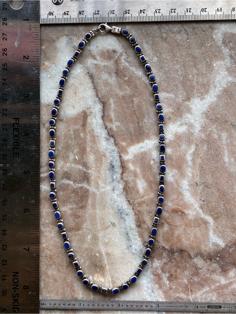 Sterling Silver w/Lapis Lazuli Necklace